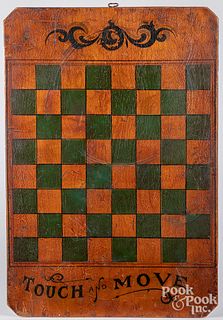 Painted Touch and Move gameboard, early 20th c.