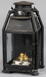 C. T. Hamm & Co. tin lantern, 19th c.