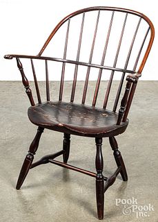Pennsylvania sackback knuckle arm Windsor chair