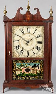 Eli Terry & Sons pillar and scroll mantel clock