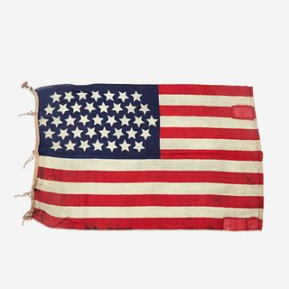 A 39-Star American National Parade Flag circa 1889