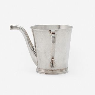 A silver spout cup Samuel Edwards (1705-1762), Boston, MA, circa 1730