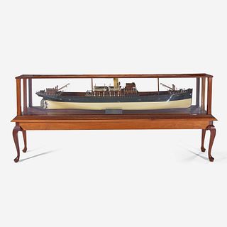 A cased half ship model of the S.S. Nigel (1903-1915) First half 20th century