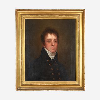 Attributed to Rembrandt Peale (1778-1860) Portrait of a Young Gentleman