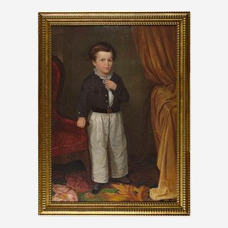 American School 19th century Portrait of a Young Boy