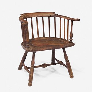 A low back Windsor arm chair Philadelphia, PA, late 18th century