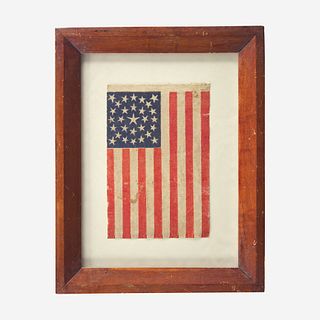 A 29-Star American National Parade Flag commemorating Iowa statehood 1846