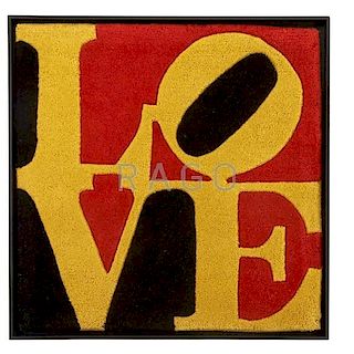 LOVE TAPESTRY "Liebe Love" wall-hanging