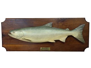 Chum/Keta Salmon by Thomas “Tommy” Brayshaw  (b.1886)
(English-Canadian), arrived 1911 in Vernon, British Columbia, Canada.