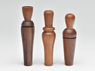Three duck calls by various makers.