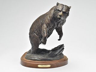 "Browns Territory" limited edition bronze 2/18, James Stafford (b.1937).