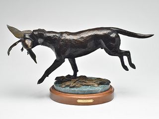Lee Lester (American). Cast bronze sculpture.
