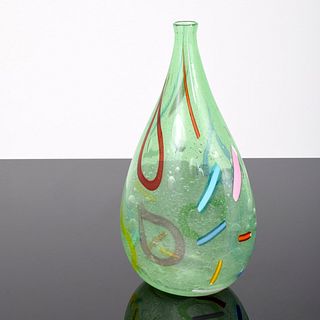 Large Anzolo Fuga Vase, Provenance Lobel Modern
