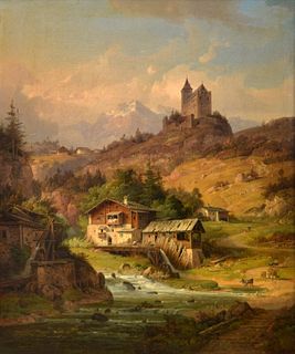 Wilhelm Scheuchzer Landscape Painting