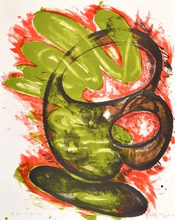 Elizabeth Murray Lithograph, Signed Edition