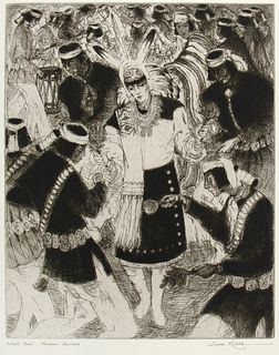 Gene Kloss, Keresan Dancers, 1962
