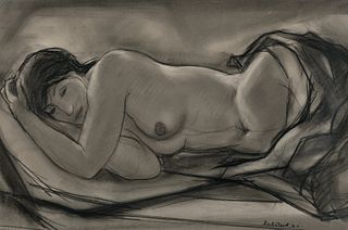 Doel Reed, Nude in Repose, 1969