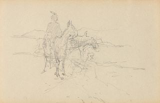 E. I. Couse, Untitled (Indian Rider)