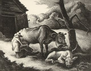 Thomas Hart Benton, White Calf, 1945