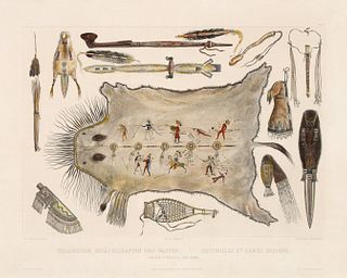 Karl Bodmer, Indian Utensils and Arms, ca. 1839-1843