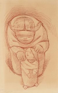 Jean Charlot, Untitled (Native Mother and Child)