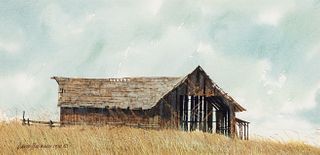 David Halbach, Prairie Barn, 1972