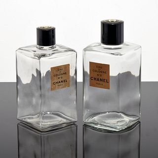 2 Large Chanel "No. 5" Perfume Bottles