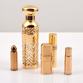 5 Perfume Bottles/Refill Cases