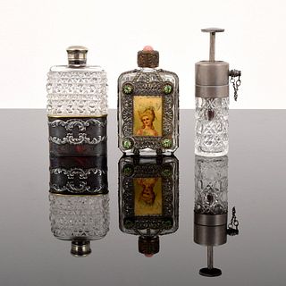 3 Perfume Bottles 