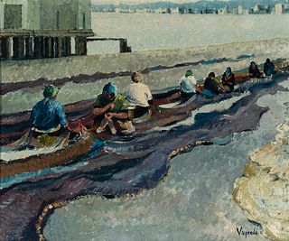 JOSEP MARIA VAYREDA CANADELL (Olot, Girona, 1932 - Girona, 2001). Untitled. Oil on canvas.