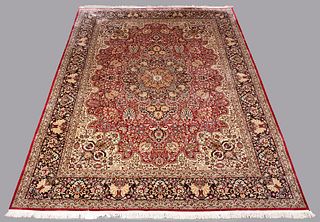 Oriental rug; 21st century. Silk and cotton. 800,000-900,000 knots per m2.