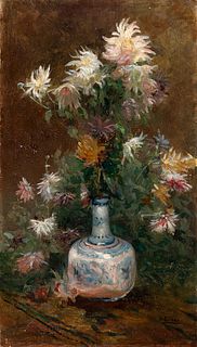 GONZALO BILBAO MARTÍNEZ (Seville, 1860 - Madrid, 1938). "Flower vase".