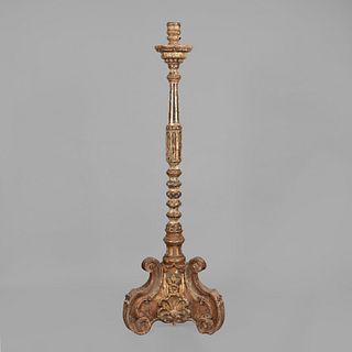 Spanish Colonial, Mexico, Blandones Candlestick, 18th Century