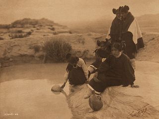 Edward S. Curtis, Hopi Water Girls, 1906