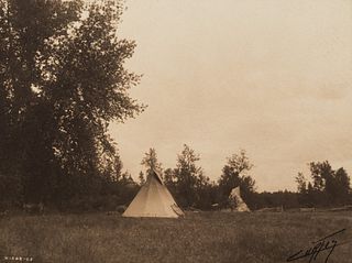 Edward S. Curtis, Last Home of Chief Joseph - Nez Perce, 1905