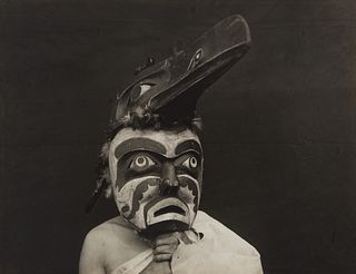 Edward S. Curtis, Untitled (Raven-Ma - Kwakiutl (Qágyuhl)), ca. 1914