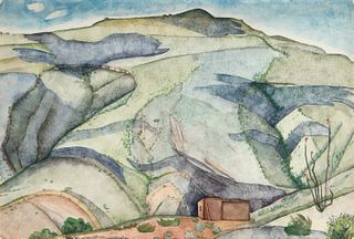 E. Boyd, South of La Luz, Cloudy Day, 1935