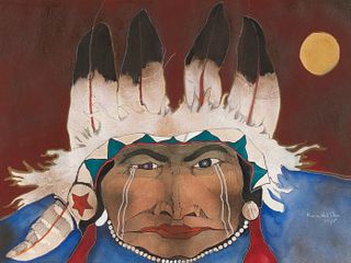 Kevin Red Star, Untitled (Chief's Portrait), 1965