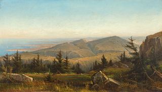 Gilbert Munger, Mount Tamalpais with a View of San Francisco Bay, ca. 1870