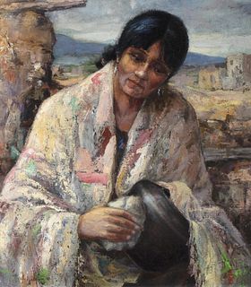 Carl Von Hassler, Untitled (Pueblo Woman), 1933