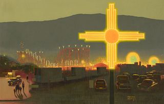 Edmond DeLavy, Night Lights at New Mexico State Fair