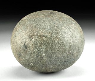 Large Taino Stone Spherolith / Ball