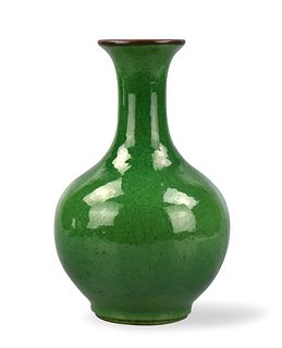 Chinese Green Glazed Vase ,19/20th C.