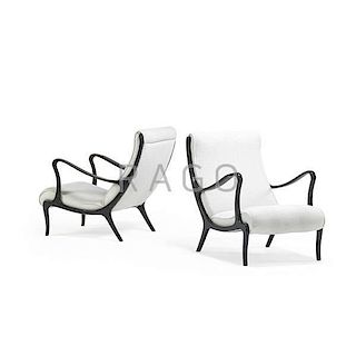 VITTORIO DASSI Pair of lounge chairs