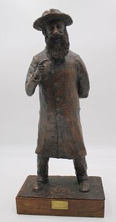 H.W. Hauptman Bronze Sculpture of a Judaic