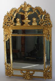 Vintage Large And Fine Quality Carved Giltwood