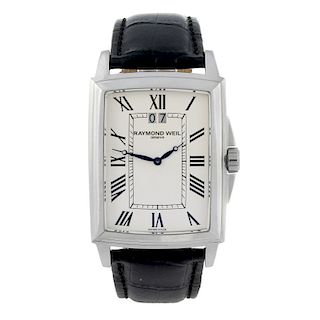 RAYMOND WEIL - a gentleman's Tradition wrist watch. Stainless steel case. Reference 5596, serial E61