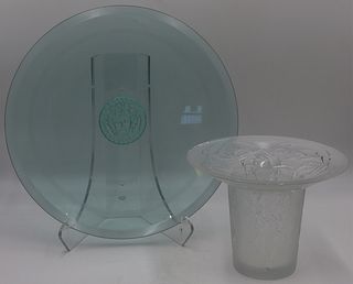 Grouping of Art Glass Inc. Lalique and Versace.