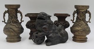 Chinese and Japanese Bronze Grouping.