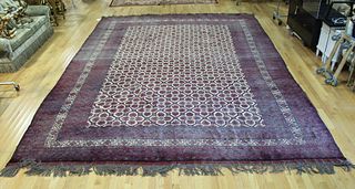 Vintage & Finely Hand Woven Carpet.